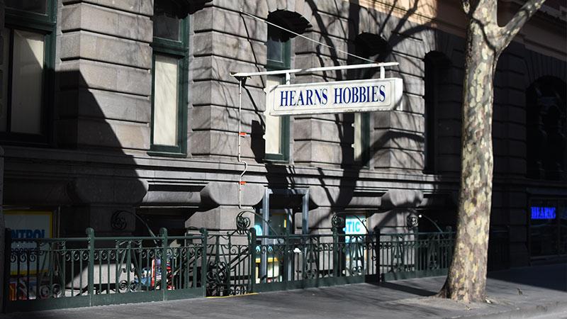 Hearns Hobbies storefront